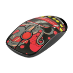 MOUSE TRUST SKETCH SILENT WIRELESS RED/BK